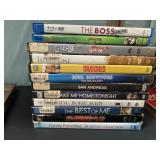 Lot of 10 DVDs plus 2 Blue Rays