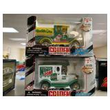 Lot of 2 Mountain Dew Antique Truck Banks