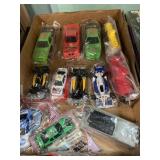 12 Diecast Vehicles Train Cars , NASCAR