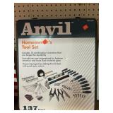 Anvil.  Homeowners Tool Set.  Complete.  Broken