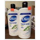 2 Bottles Dial Hand Soap.  17 oz per Bottle