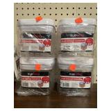 Lot of 4 True Living Storage Containers  4.25