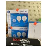 Lot of 6 Packages of Crystal Clear Medium Base 60