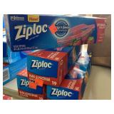 Four Boxes Ziploc Gallon Storage Bags   19 Bags