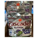 Three Packages of Cascade Dishwasher Pods. 14