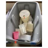 Large Storage Tote and Food Storage Boxes.  Some