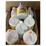 8 - 1 gallon bottles of bleach.