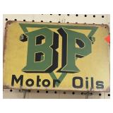 BP Motor Oil. Metal sign. 8x12.