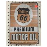 Phillips 66.  Metal sign. 8x12.