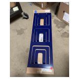 Metal Blue Hanging Magazine Rack