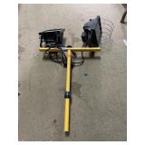 Adjustable Shop Light Sets on Frame