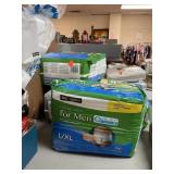 4 Packs of 16 ct. - Underwear Diapers for Men