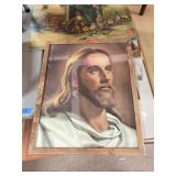 Jesus Portrait Picture - approx. 21 in. x 17 in.