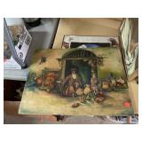 Picture of Old Man and Pots - approx. 23 in. x 17