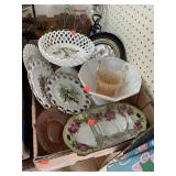Lot of Ornate Ceramic Dishware, Plates, & more