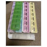 Lot of 3 Pill Cases/Medicine Reminders