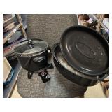 Electric Deep Fryer And Graniteware Roaster