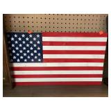 Wood American Flag Approx 13 x 25