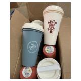 16 cnt  Fall Themed-Coffee to go Tumblers (new,