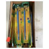 12 Crayola 2pk paint/ artist  brushes.