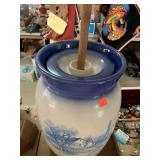 Crock Churn Barn Farm Scene