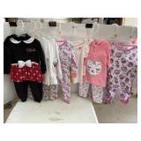 8pc lot.  Girls clothes. Sizes 3/6 mo - 4T
