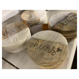 4 cnt Coaster Sets
