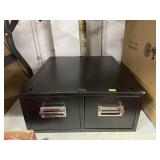 Metal Box with 2 Drawers