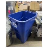 Large Rolling Trash/Recycle Can (no lid)