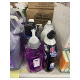 Lot of Assorted Soaps & Cleaners