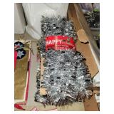 6 cnt Christmas Garland & 3 Bows