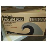Case of Plastic Forks 10 boxes of 100