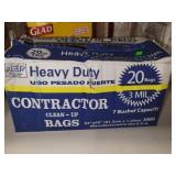 Heavy Duty Contractor  Clean Up Bags 20 Bags