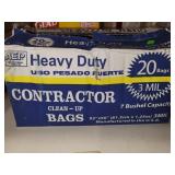 Heavy Duty Contractor  Clean Up Bags 20 Bags