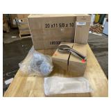 Group Lot Chrome Shower Handles & Hose Kit