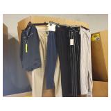 Lot of 5 Pair Pull Over Pants Sz XL & Jacket Sz