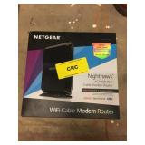 NetGear NightHawk Router
AC1900 WiFi
Cable