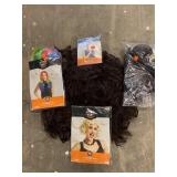 Lot of Halloween Wigs