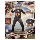 Captain America Halloween Costume Size 13-14