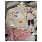 Pink Belly Cow Halloween Costume  for Toddler