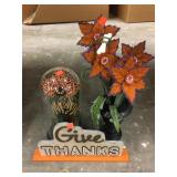 3pieces Fall Decor
Give thanks tabletop sign,