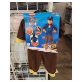 Paw Patrol  Chase Kids Costume  Sz 2-3T