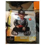Sugar Skull Cutie Halloween Costume 
Infant Size