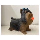 Yorkshire  Dog Figurine 10 in Long 8 in Tall