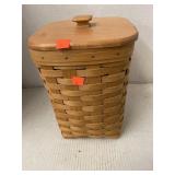 Longaberger Hamper Basket with Plastic Liner.  8