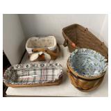 Lot of 4 Longaberger Baskets 1983 and 1994 and