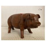 Pig Figurine. 7 in Long.  4 in Tall