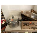 Kitchen lot. Presto Pressure Cooker, Cheese Tray