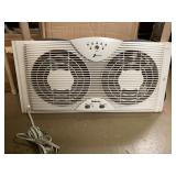 Holmes Electric 1Touch Double Window Fan
