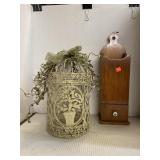 Decorative Metal Filigree Piece. Floral Motif a